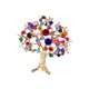 thumbnail image 1 of 3 Elegantes Broches Navideños, Broches De Solapa Para Ropa, Trajes, Decoración, árbol Colorido, 1 of 8