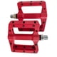 thumbnail image 3 of Sonducket Pack de 2 pedales de bicicleta a prueba de golpes Pedal de bicicleta 9/16 pulgadas sellado ciclismo montar soporte plataforma taco Ciclismo Rojo, 3 of 6