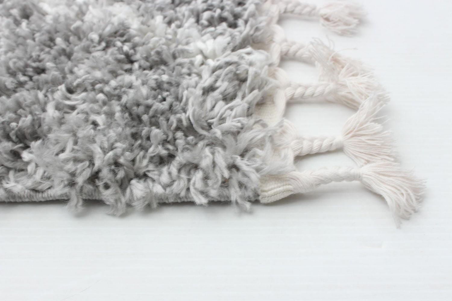 Tapis ECARPET Super Doux pour le Salon et la Chambre Grammercy Losange Gris