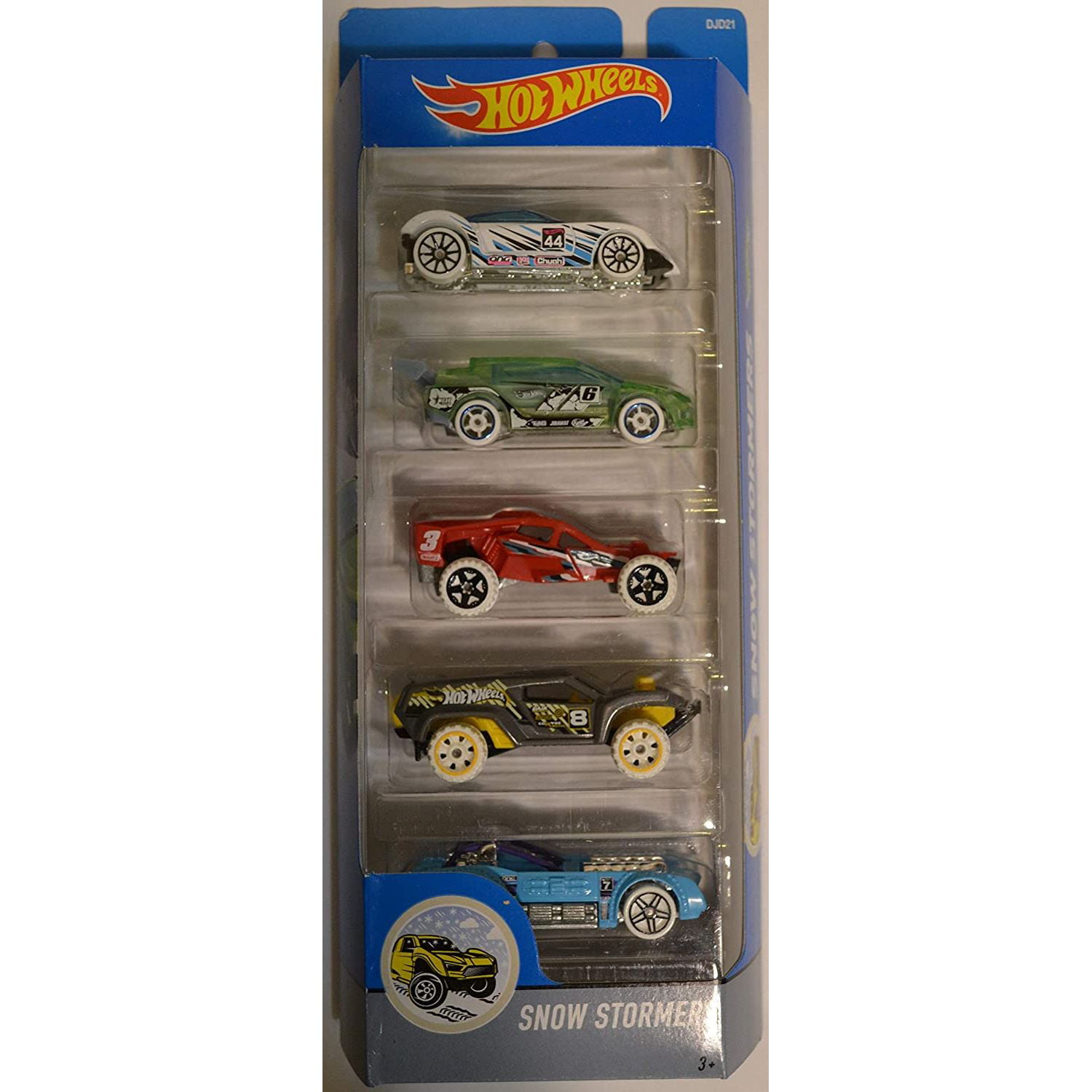 Hot Wheels Compatible 5 Gift Pack Set Snow Stormers DJD21 164 Scale Collectible Die Cast Model Car