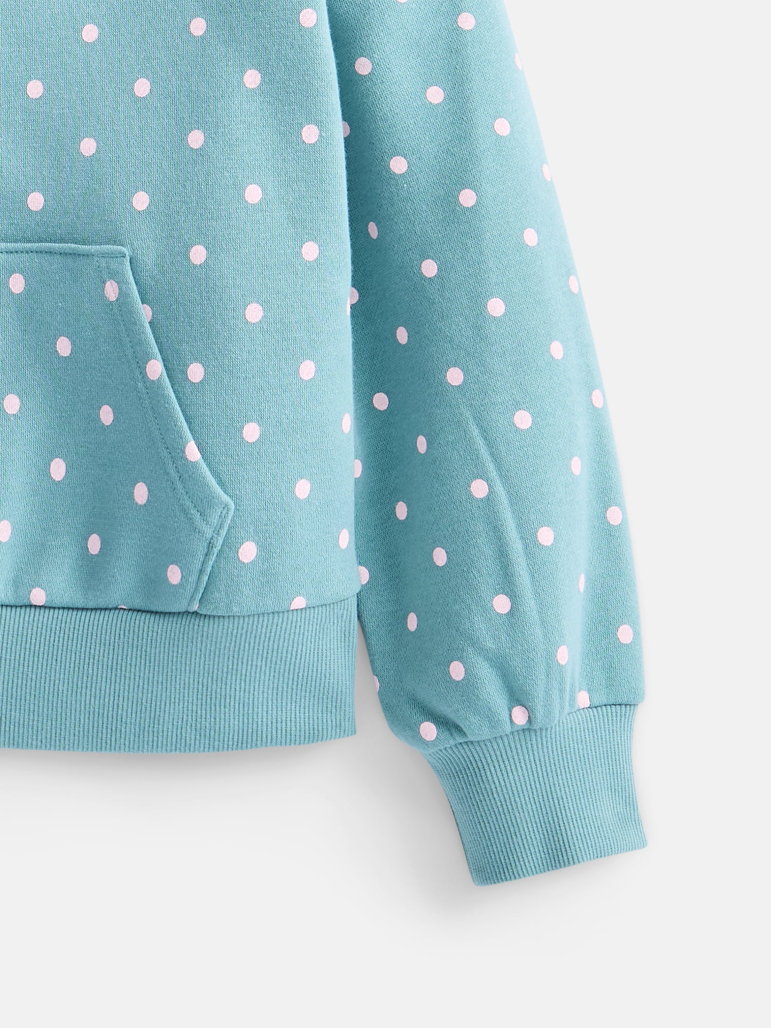 Wonder Nation Girls Fleece Hoodie and Wide Leg Sweatpant, 2-Piece Set, Sizes 4-18