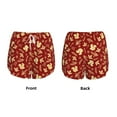 thumbnail image 5 of Lsque Golden Squirrels Holiday Printed Women's Running Shorts with Liner Pockets,Elastic Quick Dry Workout Athletic Gym Yoga Shorts,Womens High Waist Shorts-XX-Large, 5 of 9