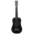 thumbnail image 3 of 23 Inch Wooden Guitar Toy Interesting Musical Instrument Toy Educational Playthings for Children Kids (Black), 3 of 5