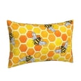 thumbnail image 2 of Balery Honeycombs Bedding Queen Pillow Cases - Envelope Closure - Soft Brushed Microfiber Fabric - Shrinkage and Fade Resistant Pillow Cases-14"x20", 2 of 9