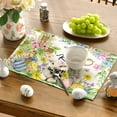 thumbnail image 4 of Sm:)e Easter Sheep Eggs Colorful Flowers Easte Placemats Set of 4, 12 x 18 Inch, 4 of 7