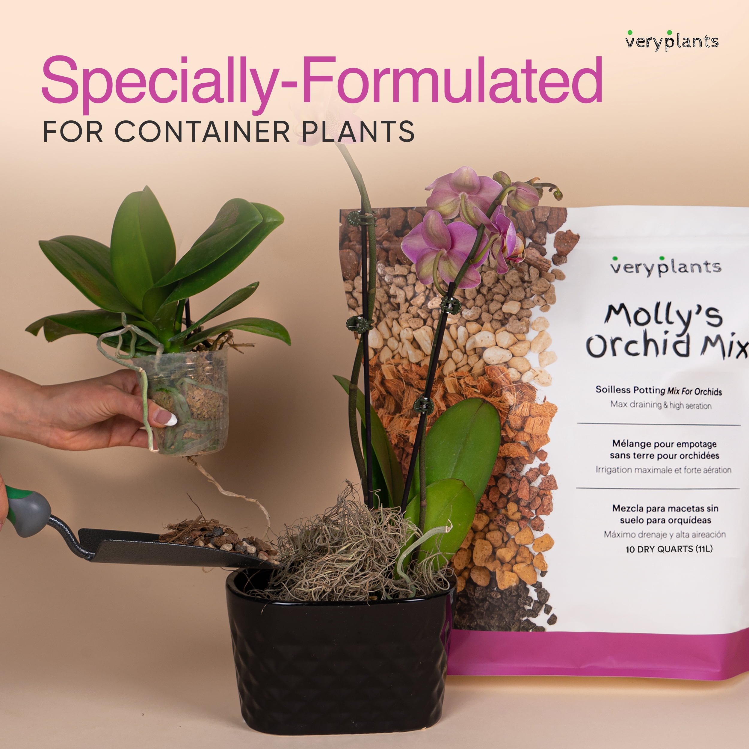 VERYPLANTS Premium Molly's Orchid Potting Mix Soil, 1.5 cu ft