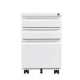 thumbnail image 5 of Tcbosik File Cabinet with Wheels, 3 Drawers Filing Cabinet for Home Office, Storage Cabinet for Legal/Letter Size, White, 5 of 9