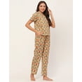 thumbnail image 2 of Moomaya Sleepwear, Printed Cotton Night Suits, 2 Pcs Kurta & Pajama Set For Womens Pjs, 2 of 9