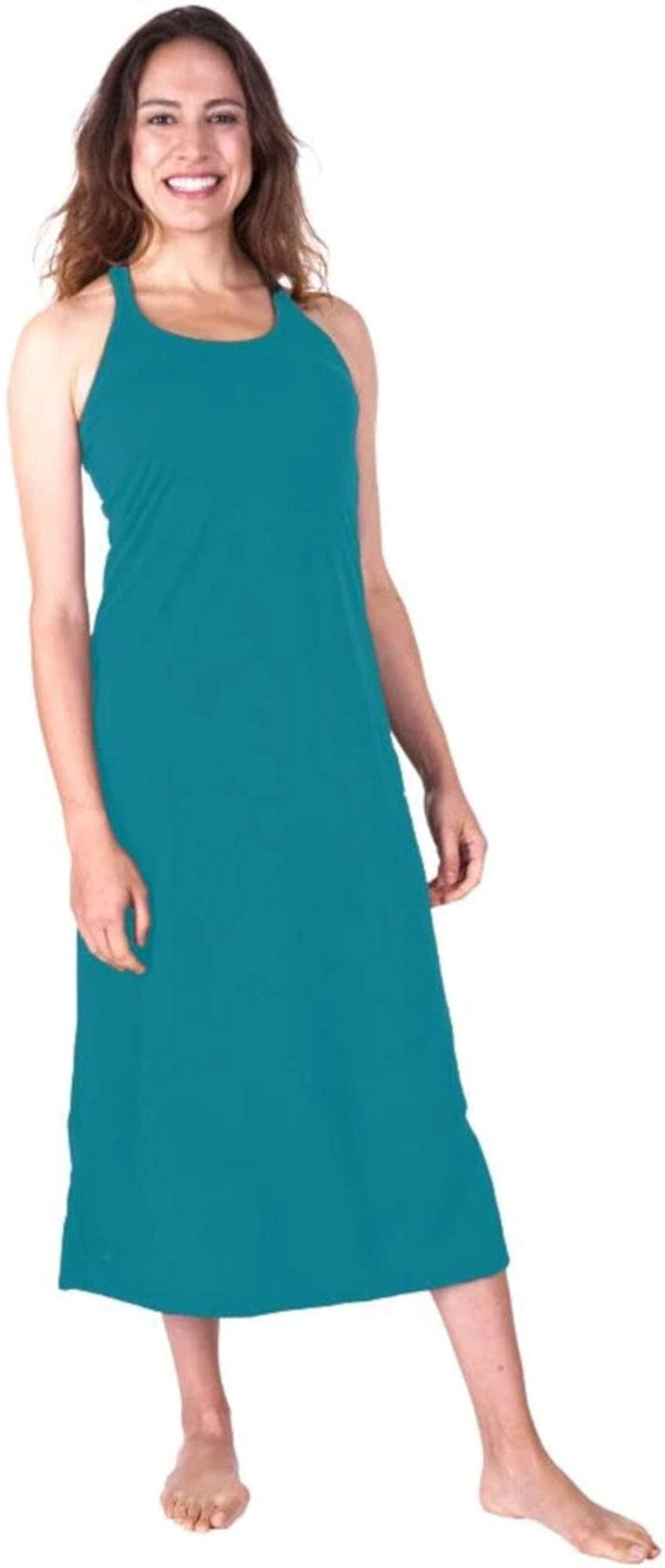 Cooljams Moisture Wicking Long Racerback Tank Nightgown with Shelf Bra Walmart Canada