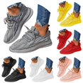thumbnail image 5 of Womens Running Shoes Lightweight Tennis Walking Shoes Non Slip Gym Workout Breathable Mesh Sport Sneakers, 5 of 6