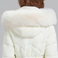 thumbnail image 7 of BRGZLK Women'S Winter Long Parka Coat Waterproof Parka Jacket Trendy Coat Padded Hooded Warm Cotton Quilted Outdoor Jacket Puffer Overcoat Maxi Puffer Coat Lady Long Coats Parka Jacket, 7 of 7
