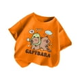 thumbnail image 2 of oqasdz Children Kids Girls T Shirts Round Neck Cartoon Animal Printed Loose Casual Short Sleeved T Shirt, Size 6-8 Years, 2 of 3