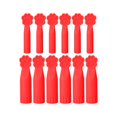 thumbnail image 4 of 12 tapones de silicona para tejer, hechos a mano, para manualidades. rojo, 4 of 9