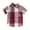 Red, variant on Gubotare Shirt for Boys Boy's Toddler Kids Casual Short Sleeve Button Plaid Shirt (Bronze,Size 12-18 Months)