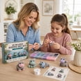 thumbnail image 5 of Tiny 3D Beaded Animal DIY Kit – Beginner Friendly Handmade Bead Art Set, Cute Mini Animal Decor Gift for Craft Lovers Hippo, 5 of 5