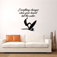 thumbnail image 2 of Everything Changes When Your Board Hits The Water Vinyl Wall Sticker Art Decal Girls Boys Kids Room Design Bedroom Water Professional Surfer Home Decor Wall Sticker Vinyl Decoration Size (40x24 inch), 2 of 3