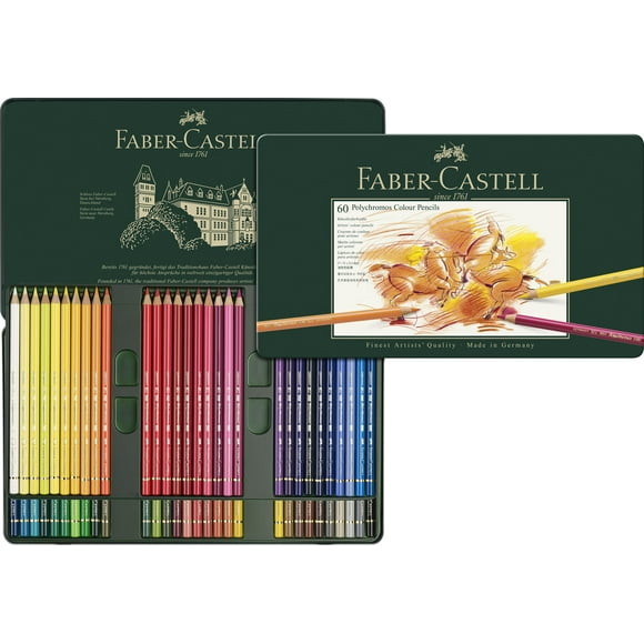Set de lápices de colores Faber-Castell Polychromos 60 piezas