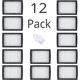 thumbnail image 2 of 12-pack Replacement Filters With Irobot Roomba I&e I1 I3 I4 I6 I7 I8 E5 E6+ J7 (not For J7+) Spare Parts For Vacuum Cleaner Accessories-QJWL, 2 of 5