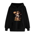 thumbnail image 4 of Aimik Women's Cute Cow Graphic Hoodies Sweatshirts Long Sleeve Pullover Tops with Drawstring Pockets Fall Loose Comfy Hoodied Tops, 4 of 6