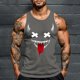 thumbnail image 1 of Camiseta sin mangas de cuello redondo para hombre, con estampado de Halloween, cuello redondo, estilo informal, deportiva, para hombre, 1 of 5