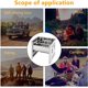 thumbnail image 5 of Estufa de camping SSuperp Estufa de leña plegable Acero inoxidable 20 cm x 15 cm x 18 cm, 5 of 5