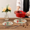 thumbnail image 3 of SKYSONIC Cute Birds Cardinal Pot Holders Trivets, 2 Pcs Heat Resistant Trivets,Cartoon Seeds Cage Cotton Thread Weave Mats for Hot Pads Pans Pot Bowl Teapot for Kitchen Decor, 3 of 7
