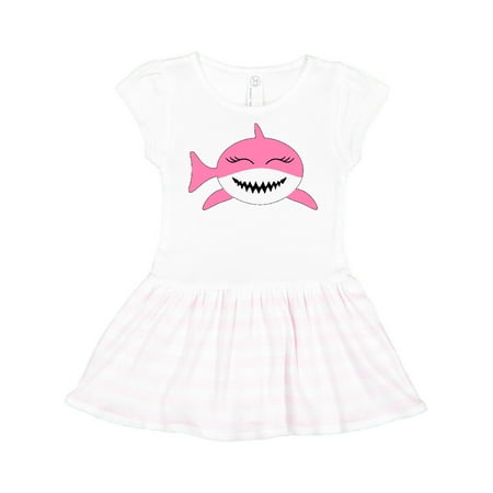

Inktastic Cute Pink Shark Gift Toddler Girl Dress