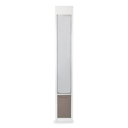 Petsafe Freedom Aluminum Patio Panel Sliding Glass Dog And Cat Door Adjustable 91 7 16 To 96 Inch White Large