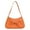 Orange, variant on Jierger Ladies Shoulder Bag Solid Color Bow Personality Simple Armpit Square Bag for Women Shoulder Purses and Handbags