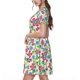 thumbnail image 2 of Easygdp Vector Mexican Otomi Style Bright para Vestido Transpirable de Mujer, Vestido Suelto de Manga Corta con Pliegues y Bolsillos para el Verano, 2 of 6