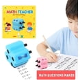 thumbnail image 7 of 2026 New Math Roller Stamp, 4 in 1 Math Practice Roller Stamp Set, Math Teacher 4 in 1 Roller Stamp Refill Ink, Addition, Subtraction for Classroom & Home Use (Pink*1), 7 of 7