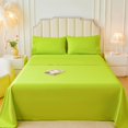 thumbnail image 3 of yughcvbio Queen Sheets  Soft Microfiber Cooling Sheets Drap Lit with Corner Straps  Calla Green Deep Pocket Luxury Hotel Cozy Bedding Set, 3 of 8