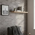 thumbnail image 5 of Ultimate 3D Wall Panels Brick Effect Cladding, Set of 2, 11 sq ft Coverage, Silverstone, 5 of 10