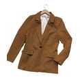 thumbnail image 2 of Saco largo de Mujer Elegante Atemporal Camel Chica, 2 of 3