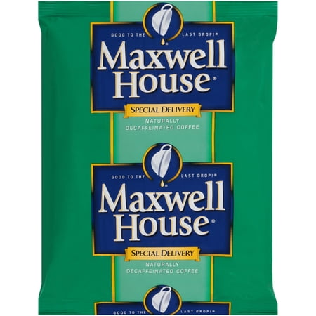 42 Pack of Maxwell House Decaf Special Delivery Medium Roast Coffee - Freshly Ground and Conveniently Packaged 1.3 Oz Bags - The Perfect Start to Your Day!.