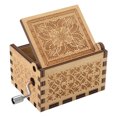 thumbnail image 3 of Decoración Caja de música de madera, caja musical grabada con manivela, regalos de San Valentín (14), 3 of 6