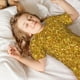 thumbnail image 5 of Balery Gold Glitter Conjunto de Pijama Infantil de Manga Corta con Estampado – Ropa de Dormir de Algodón Suave-X-Large, 5 of 6