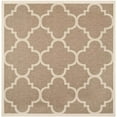thumbnail image 1 of Safavieh Courtyard Brown Indoor Outdoor Rug - Square 5'3", 1 of 5