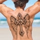 thumbnail image 4 of Etiqueta Engomada Del Tatuaje La Espalda Completa Serie Abstracta Cruzada Etiqueta Engomada Del Tatuaje Del Cuerpo 480X340 Mm (TB08), 4 of 9