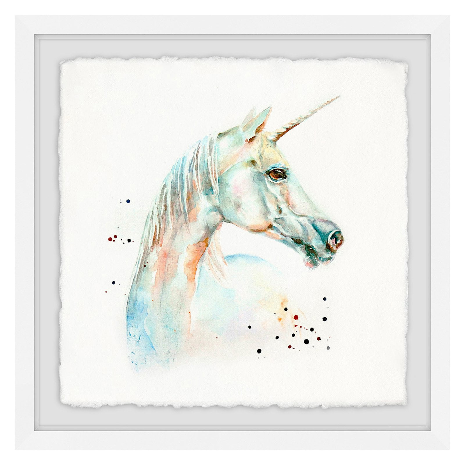 Как нарисовать единорога акварелью