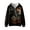 American Flag Wolves Forest, variant on Colorful Paint Splatter Softball Pattern Kids Hoodies for Boys Girls Zip Up Jacket with Pocket Teens Long Sleeve Hooded Sweatshirt Fall Winter Pullover Top Velvet Lining for 6-8 Years