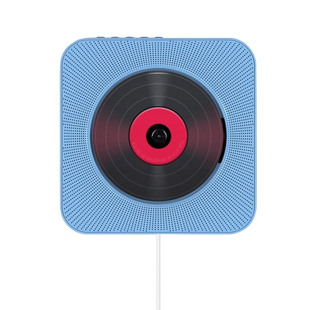 Reproductor de CD montado en la pared con control remoto Plástico ABS Compatible con Bluetooth 4.2 Boombox de audio inalámbrico seitruly EL000059-03B