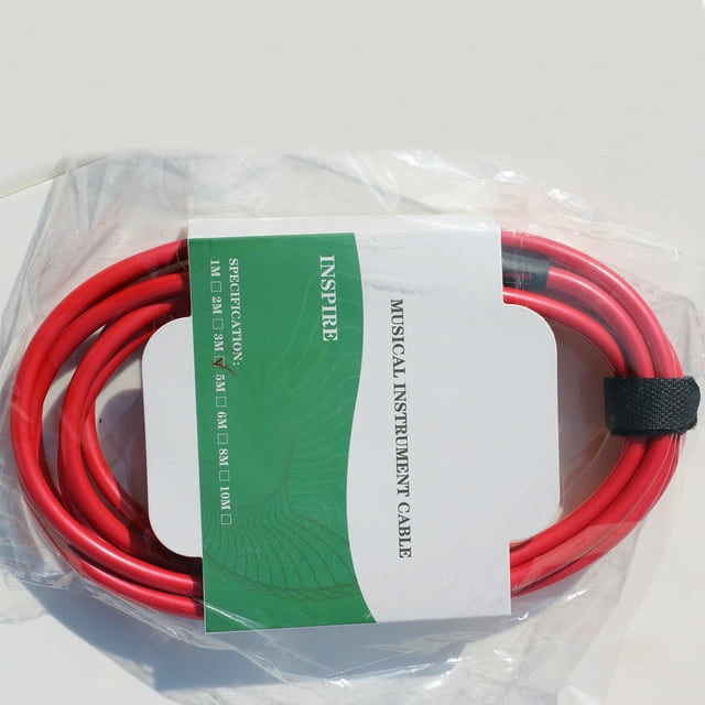 Aux Guitar Cable INSPIREC5 Colorful Noise Reduction Audio Cable 6.35mm Interface 3 Meters/6 Meters/10 Meters