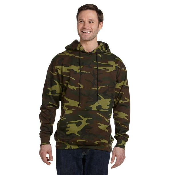 Code Five - The Men's Camo Pullover Hoodie - GREEN WOODLAND - 3XL ...