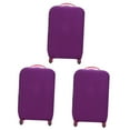 thumbnail image 5 of unbranded 3pcs Elastic Travel Luggage Cover Suitcase Trolley Case Protective Bag Protector for 26-30 Inches (Purple), 5 of 8