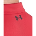thumbnail image 2 of Polo de Golf Tech para Hombre Under Armour Rojo Gris Talla S, 2 of 4