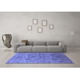 thumbnail image 3 of Ahgly Company Indoor Rectangle Oriental Blue Industrial Area Rugs, 2' x 5', 3 of 4