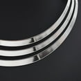 thumbnail image 5 of GHSDFBB Charm Metal Chunky Statement Bib Choker Necklace Jewelry, 5 of 5