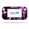 Skin Decal Wrap Compatible With Nintendo Wii U GamePad Controller Purple Lightning