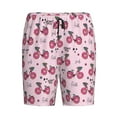 thumbnail image 4 of Naloa Bike with Donut Wheels Men's Short Pajama Pants, Lounge Comfort Shorts with Elasticized Waistband and Side Pockets - Small, 4 of 9